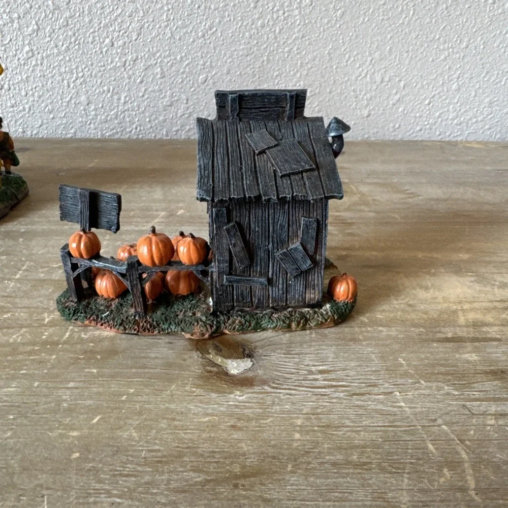 Vintage Retired Lemax Spooky Town Halloween Festival & Pumpkin Patch 2000-2004 - Picture 9 of 11